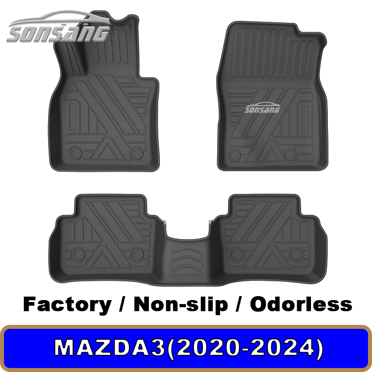 Para Mazda 3 2020-2024 Esteras del coche