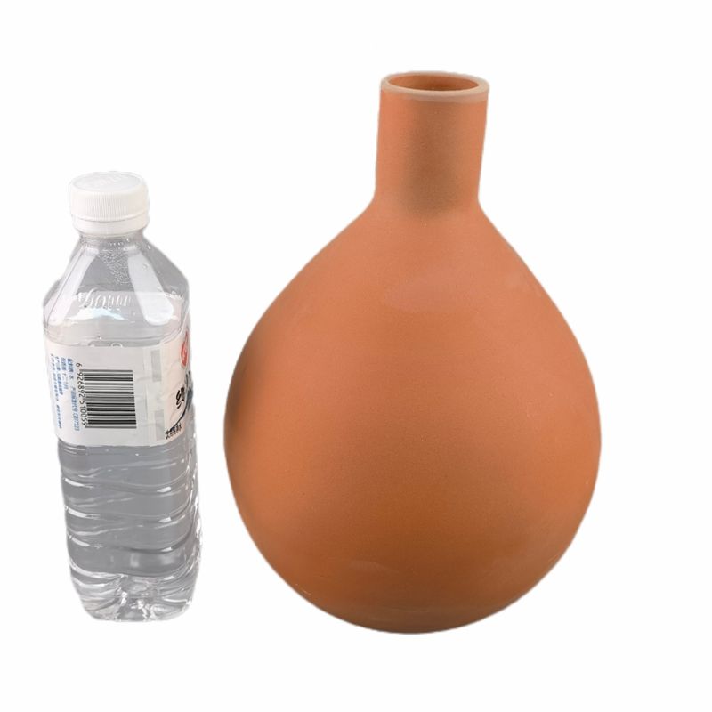 vase en terre cuite rouge M