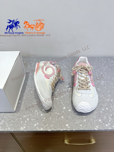 Chaussures décontractées en cuir véritable pour femmes de haute qualité, style américain populaire, design patchwork, amortissantes et anti-odeur - Product Image 3