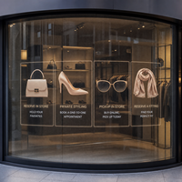 Film d'écran LED transparent pour vitrine de magasin, signalisation numérique