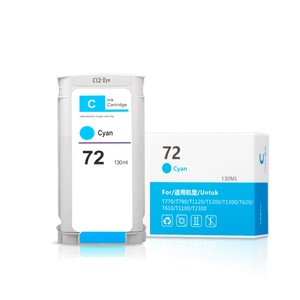ตลับหมึก Supercolor สำหรับ HP 72 รุ่น Cn637ee 300 ตลับ  ทดสอบการพิมพ์เต็มรูปแบบ พร้อมหมึกพิกเมนต์ภายใน - Product Image 2