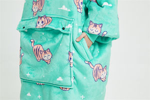 2024 nouveau personnalisé femmes hommes flanelle surdimensionné portable géant Sherpa à <span class=keywords><strong>capuche</strong></span> couverture sweat <span class=keywords><strong>adulte</strong></span> à <span class=keywords><strong>capuche</strong></span> couverture - Product Image 5