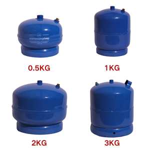 0.5KG แบบพกพาเหล็กถังแก๊สสําหรับทําอาหารที่บ้าน Camping บาร์บีคิวกลางแจ้งแรงดันต่ํา <span class=keywords><strong>LPG</strong></span> ใช้ - Product Image 4