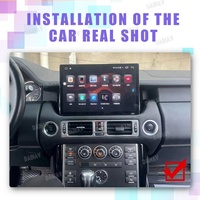 Autoradio multimédia Android 12 de 13,1 pouces pour Land Rover Range Rover Vogue V8 L322 2002-2012, lecteur GPS, navigation, panneau de climatisation