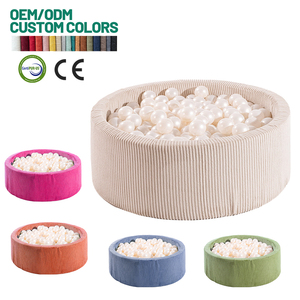 <span class=keywords><strong>Piscine</strong></span> à balles de jeu molles de haute qualité matériaux de fosse à balles rondes écologiques en velours côtelé pour bébé en mousse - Product Image 6