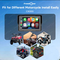 Freedconn C5000 Navigation Moto CarPlay DVR pour écran 5 pouces 480P Moniteur Android Auto sans fil étanche