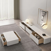 Nouvel Arrivage De Luxe Ardoise Marbre Tv Stands Meubles De Salon Table Basse Armoire Console Table Tiroir