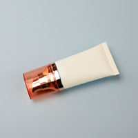 Tubes en plastique sans air personnalisés pour soins de la peau 30ml 50ml, écran solaire, crème pour les mains, nettoyant visage, fond de teint, emballage cosmétique à presser