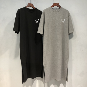 Abiti T-Shirt Semplici con Sorriso per <span class=keywords><strong>Donne</strong></span>, Vestito T-Shirt Estivo - Product Image 2