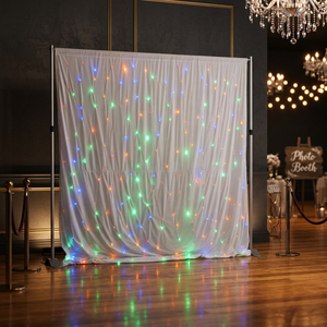 <b>LED</b> <b>Star</b> Curtain with RGB White Blue Red Green Lights for Stage Event Decoration - Product Image 4