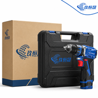 Perceuse-visseuse électrique portable multifonctionnelle de qualité industrielle professionnelle, sans fil, rechargeable, durable et haute puissance