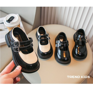 Zapatos de Vestir para Niñas Pequeñas, Zapatos de Moda para Bebés y Niños Pequeños, Zapatos Mary Jane Negros con Suela Suave de PU - Product Image 2