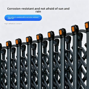 ประตูนิรภัยอลูมิเนียมอัลลอยด์แบบยืดหดได้สำหรับโรงแรมสวนสาธารณะโรงเรียน - Product Image 3