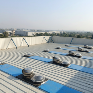 Impact resistant, weatherproof and highly durable Tubular Skylight with wind-driven Turbine Ventilator for natural light & air - Product Image 2