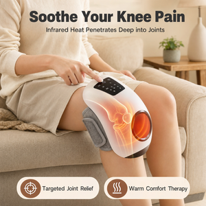 <b>Heated</b> <b>Knee</b> Massager with Vibration, 3 Heat & 3 Levels, for <b>Knee</b> Pain Relief, OEM Custom <b>Supported</b> - Product Image 3