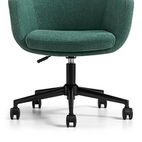 Chaise de bureau moderne pour la réception Chaise de loisirs ergonomique rembourrée Chaise de bureau pour le travail des visiteurs Chaise de réunion Fauteuil