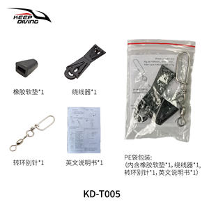 KEEP DIVING KD T005 Kit de pêche en mer profonde pour la pêche à la traîne, connecteur de boule lestée pour downrigger, en plastique et acier inoxydable, pour bateau - Product Image 5