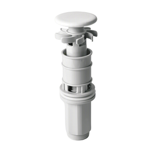 Tappo di Scarico in Ceramica con Foro per Lavabo, Valvola Pop-up per Lavandino da Bagno - Product Image 1