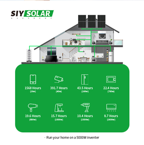10KW 하이브리드 태양광 인버터 일체형 ESS 가정용 저장 시스템 <span class=keywords><strong>48V</strong></span> 200Ah 리튬 배터리 오프그리드 백업 전원 솔루션 - Product Image 6