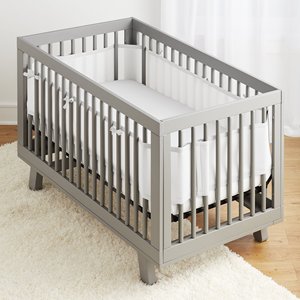 Wholesale Breathable Baby Classic Mesh Crib Liner for Baby Safety Crib Bumper <b>Cot</b> Bumper - Product Image 6