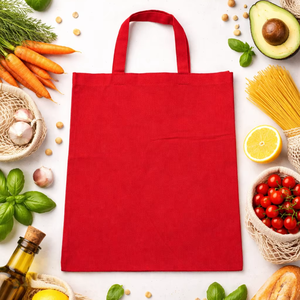 Bolsa de Compras de Algodón Reutilizable con Logotipo Personalizado, Bolsa de Mano de Algodón para el Mercado, Venta al Por Mayor - Product Image 1