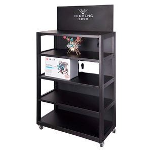 ODM <b>Supermarket</b> POP Floor Wood Metal Adjustable <b>Toy</b> Shelf <b>Toy</b> Display - Product Image 2