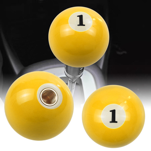 JDM, новый дизайн, бильярдный шар из смолы, головка переключателя, гоночный автомобиль, стиль, производительность, круглый шар, ручка переключения передач, детали салона автомобиля - Product Image 2