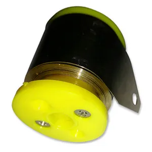 Пластиковая катушка с постоянной силой пружины, диаметр 8 мм, внешний диаметр 20 мм, желтый цвет