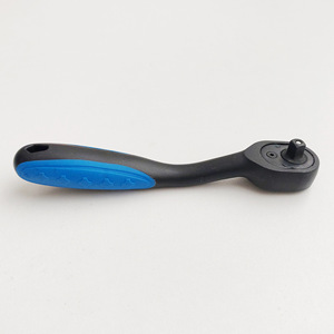 Clé à cliquet en acier au vanadium de 1/4 pouce avec poignée à motif étoile bleue pour réparation automobile, fonctionnement manuel, norme impériale - Product Image 5