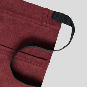 Unisex Logo personalizzato bistrot cameriere/cameriera grembiuli da cucina ristorante Cafe metà grembiule all'ingrosso tela OEM da cucina/cottura - Product Image 6