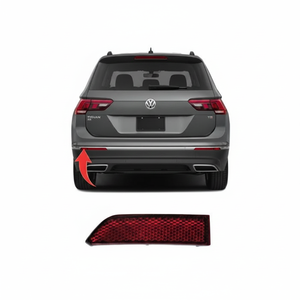 Reflector de parachoques trasero lado derecho para compatible con Volkswagen Tiguan 201 OEM 5NA945104A - Product Image 2