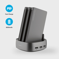 Новый тренд powerology power Bank 3 в 1 power station 3*8000 мАч, быстрая зарядка, легкий вес, простота использования, премиум-дизайн