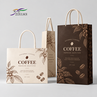 Sac en papier personnalisé pour librairie avec poignée en corde, impression de logo, finition mate pour livres, papeterie, emballage de vente au détail