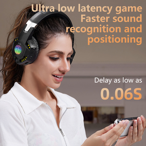 Casque de jeu <span class=keywords><strong>sans</strong></span> <span class=keywords><strong>fil</strong></span> K6138 OEM avec adaptateur USB intégré, écouteurs de sport électronique, oreillettes <span class=keywords><strong>moins</strong></span> chères - Product Image 4