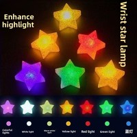 Kreatives Plastik-Handsternlicht mit LED-Handgelenkbeleuchtung für Aufführungen & Konzerte Atmosphärenlicht Pentagramm-Requisite Großhandel