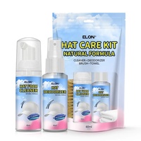 Kit de Nettoyage Portable Naturel pour Chapeaux – Mousse Détachante Anti-Taches de Sueur 60ml, Spray Désodorisant Écologique pour Tous Types de Casquettes, Casquettes Snapback et de Baseball