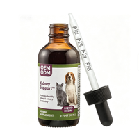 Suplemento Herbal Líquido para el Soporte Renal con Absorción Rápida, Totalmente Natural para una Función Renal y Urinaria Saludable en Gatos y Perros