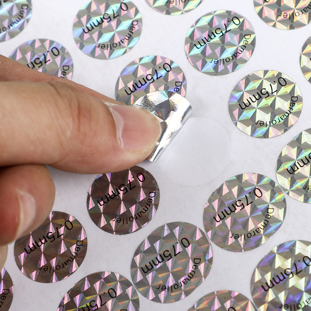 Bling Design Your Own Advertising Water Proof Holographic Custom Hologram Sticker