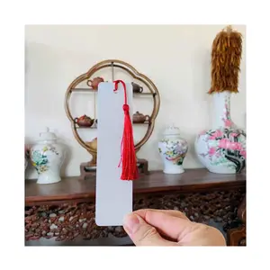 Durable Dye Thăng Hoa Nhôm Bookmarks Blanks Cả Hai Mặt Có Thể In Bookmark Cho Quà Tặng