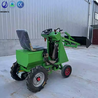 Petites machines de construction agricole à piles adaptées aux chargeuses électriques sur roues de jardin agricole