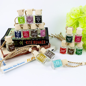 Aromatizante para Auto en Oferta, Multi-Aroma, Botella de Vidrio y Madera, Colgante Decorativo con Aceites Esenciales - Product Image 4