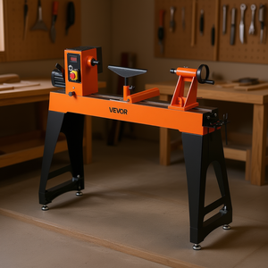 Torno para madera Vevor de 18 x 40 pulgadas, 2 HP, motor sin escobillas de velocidad variable para trabajar la madera - Product Image 2