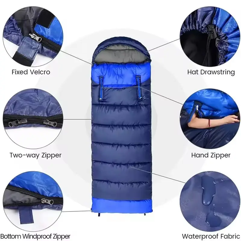 Mydays Outdoor New Style Lightweight Portable Waterproof Thermal Camping Lazy Sleeping Bag For Adults