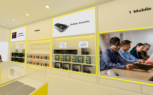 Vitrina de exhibición electrónica Estantes de exhibición de tienda Vap con luz LED de color personalizado - Product Image 5