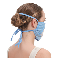 Masque facial antistatique ESD en tissu 100 % polyester et conducteur personnalisé pour l'entretien des composants électroniques