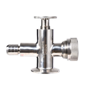 टैंक उपकरणों के लिए सैनिटरी स्टेनलेस स्टील S316L त्रिकोणीय क्लैंप ग्लास ट्यूब तरल स्तर गेज - Product Image 3