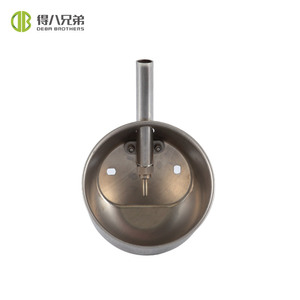 Bol d'eau en acier inoxydable de vente directe d'usine pour petits porcs épaissi et durable plusieurs tailles disponibles - Product Image 2