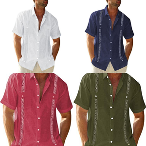 Camisa Guayabera Casual de Manga Corta para Hombre - Product Image 5