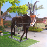 Anpassbare Bewegungen Vielfältiges und realistisches anima tro nisches Addax-Modell für Zoo Park und Museum