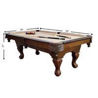 Table de billard/snooker d'extérieur en bois massif de 8 pieds ou 9 pieds à vendre